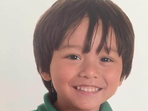 Seven-year-old Julian Cadman became separated from his mother (Jom) during the attack on the Ramblas.