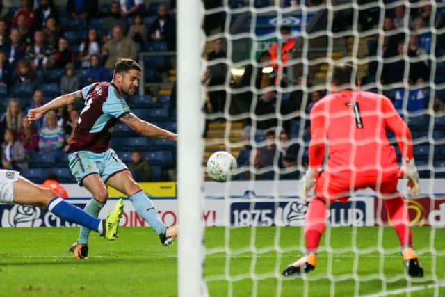Robbie Brady thunders the ball past Raya to seal the victory