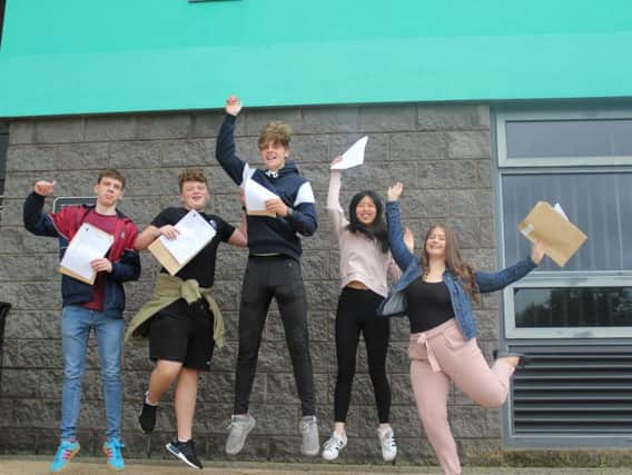 Pupils celebrated some great GCSE results