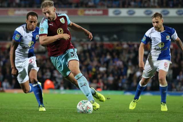 Charlie Taylor signed in the summer from Leeds United made his debut on Wednesday night against Blackburn Rovers