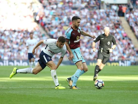 Robbie Brady in action against Spurs at Wembley