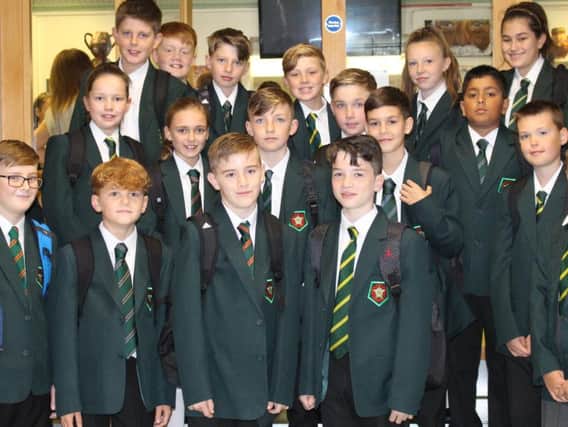 It's the start of a new chapter in their lives for these year seven students at Ribblesdale High School, Clitheroe.