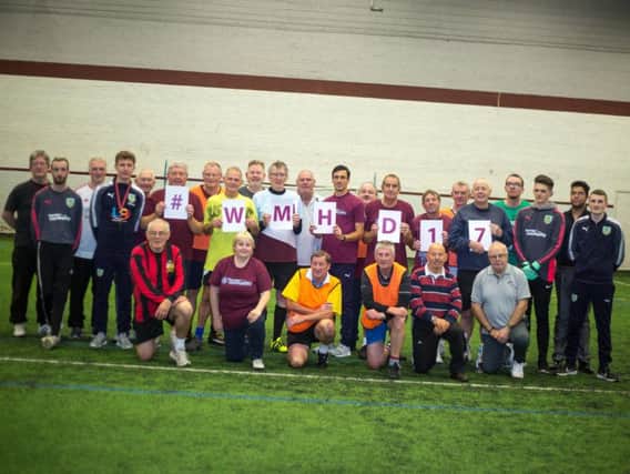 The tournament, held at Turf Moor, was made up of 20 Walking Football participants from across Burnley and Todmorden