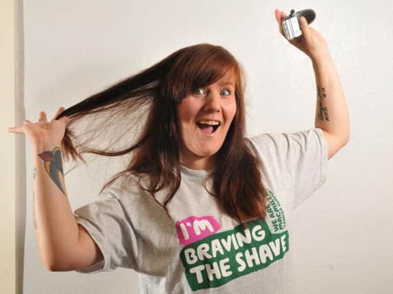Leah Hodgson (29) is braving the shave in support of Macmillan Cancer Support.
