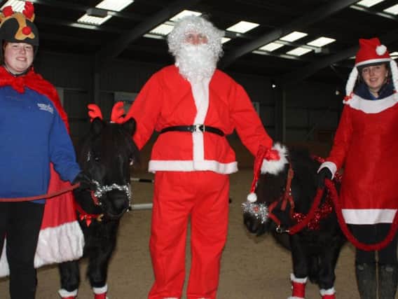 Father Christmas is making a couple of visit to the Horse and Ponies Protection Association (HAPPA) in Burnley, in the run to Christmas.