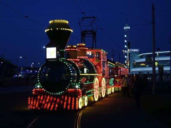 Meet Santa on the Western Train tram in Blackpool