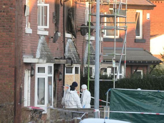 Greater Manchester Police said three men, aged 23, 20 and 18, and a 20-year-old woman have been arrested on suspicion of murder.