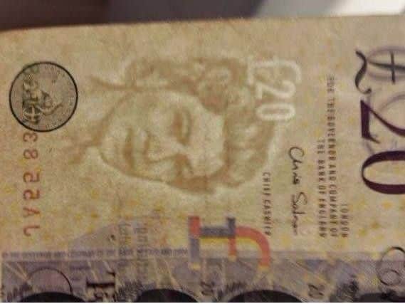 This 20 note is not a fake.