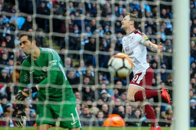 Ashley Barnes had fired the Clarets into a first half lead