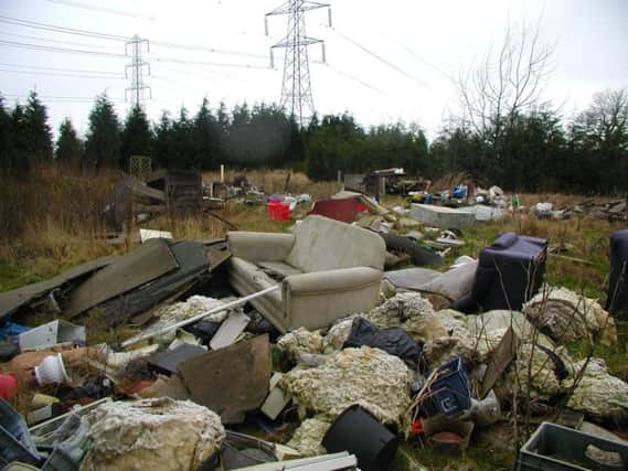 There were over 3,000 cases of fly-tipping in Burnley.