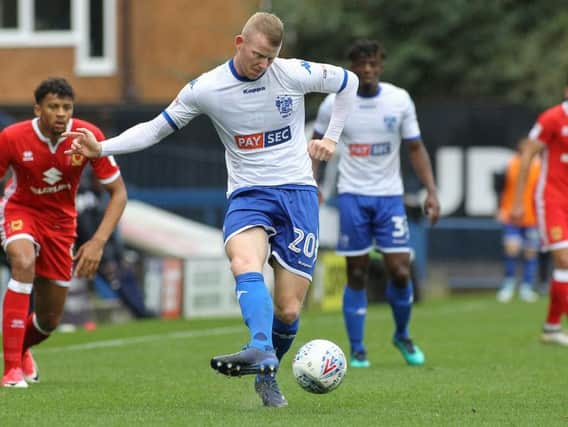 Alex Whitmore spent the first half of the season on loan with Bury