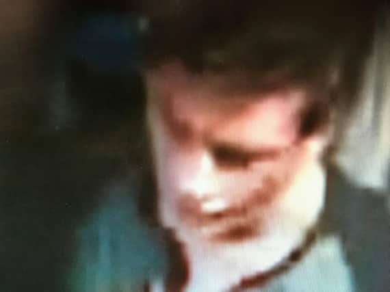Police would like to speak to this man in connection with the assault