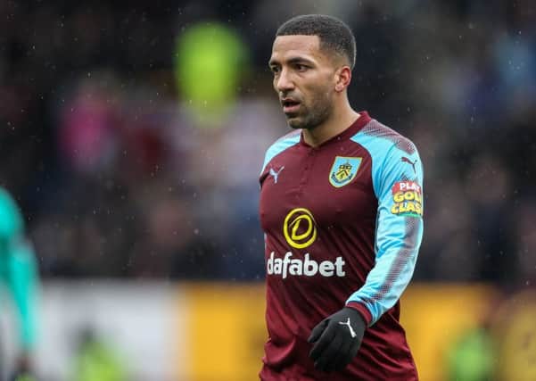 Winger Aaron Lennon made his full debut for the Clarets