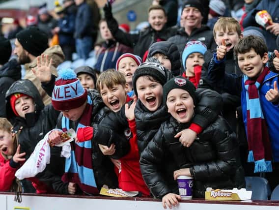 These young fans enjoyed the draw with Manchester City