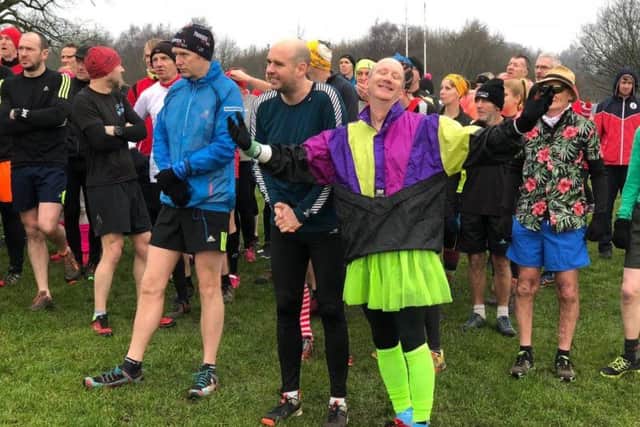 Some runners turned out in fancy dress to celebrate the occasion