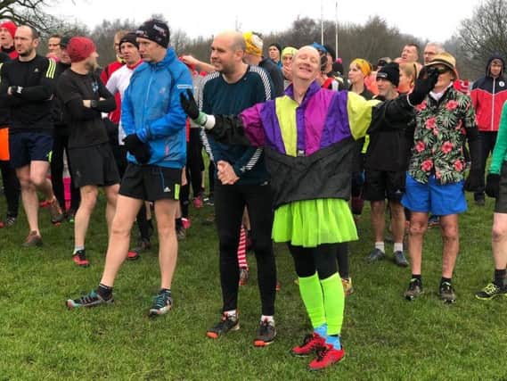 Some runners turned out in fancy dress to celebrate the occasion