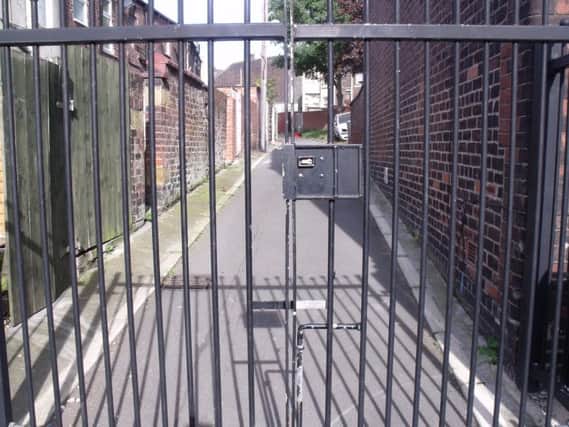 The streets will only be accessed via locked gates with residents having a key