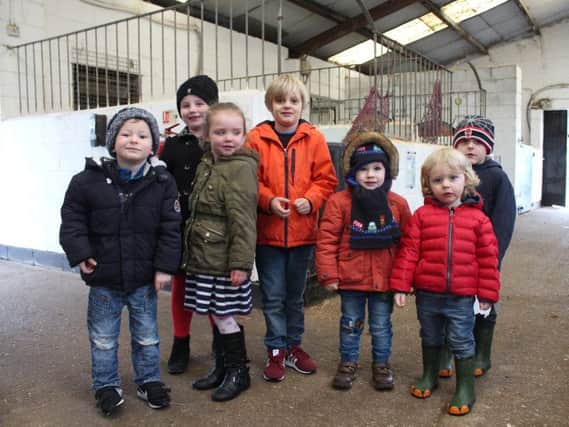 The children at the new playgroup