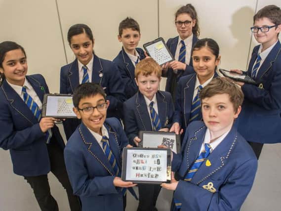 The code cracking students from Burnley's Blessed Trinity RC College