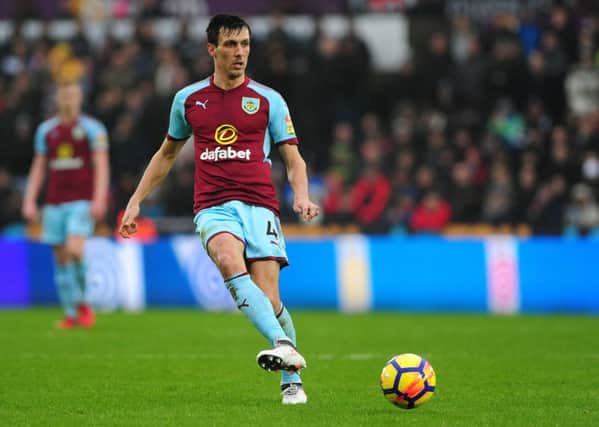 Burnley's Jack Cork

Photographer Ashley Crowden/CameraSport

The Premier League - Swansea City v Burnley - Saturday 10th February 2018 - Liberty Stadium - Swansea

World Copyright Â© 2018 CameraSport. All rights reserved. 43 Linden Ave. Countesthorpe. Leicester. England. LE8 5PG - Tel: +44 (0) 116 277 4147 - admin@camerasport.com - www.camerasport.com