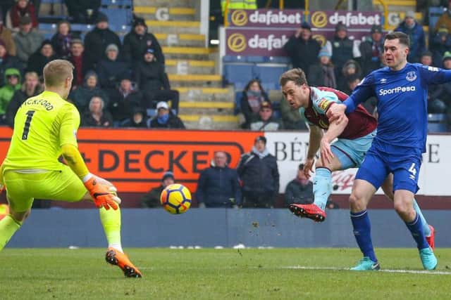 Ashley Barnes levelled for the Clarets