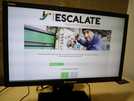 A new web based tool called ESCALATE will  give job hunters in Burnley the chance to access a range of opportunities.