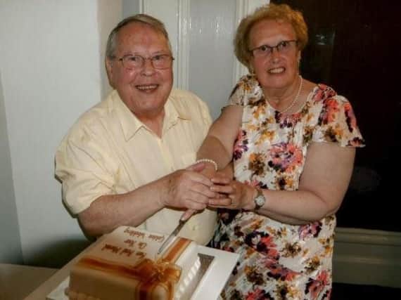 Reverend Ken Tattersall with his wife, Muriel.