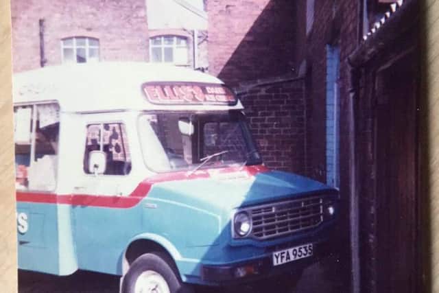 The Ellis ice cream van was a familiar sight around East Lancashire.
