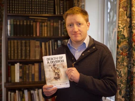 Author David Martin with his new book.