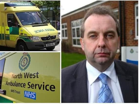 Derek Cartwright is 'retiring' from his role, the ambulance service has confirmed