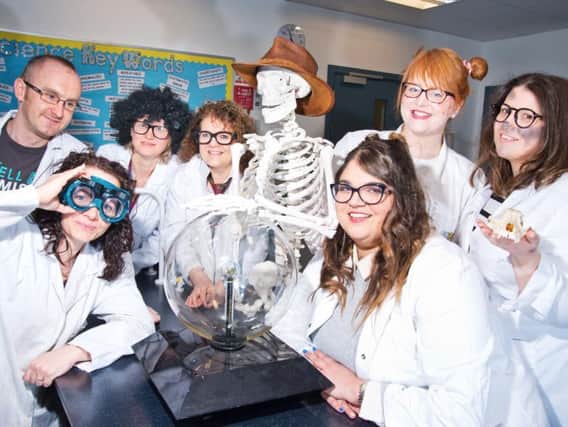 Students at Blessed Trinity RC College in Burnley  enjoy a week devoted to the subject of science.