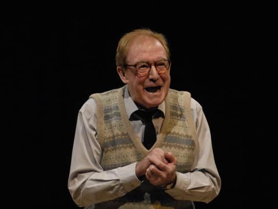Alan Hargreaves took on the persona of British playwright Alan Bennett in A Chip in the Sugar, taken by Kevin Kay. (s)