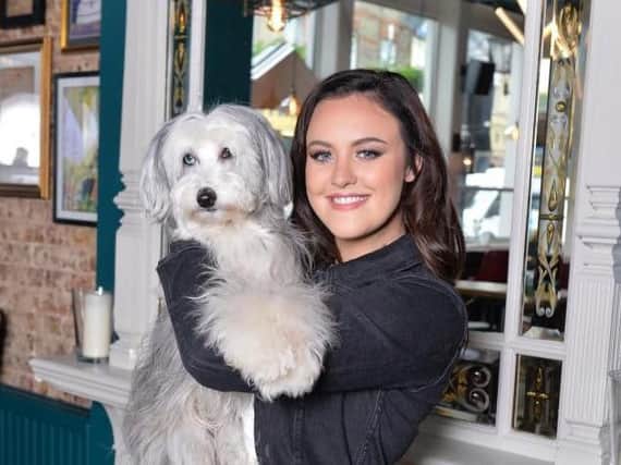 BGT's Ashleigh Butler and pal Scully are coming to town for pantomime fun. (s)