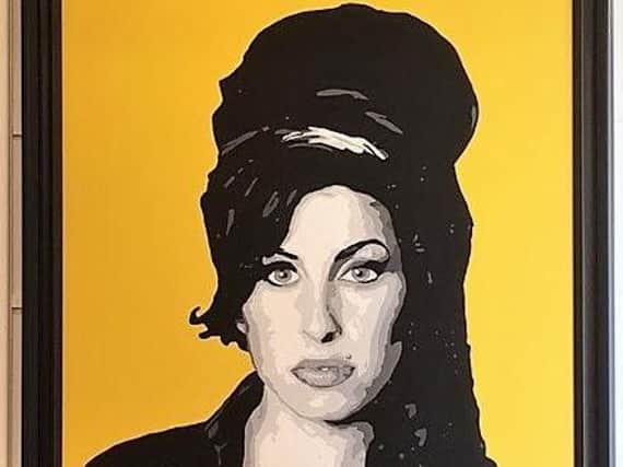 The Amy Winehouse painting