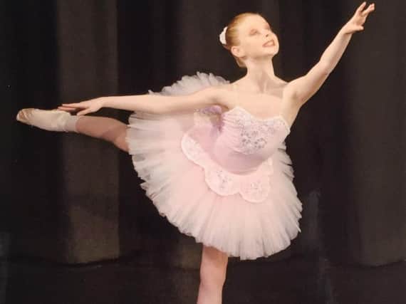 Young Poppy Morris has won a place at the Royal Ballet summer school.