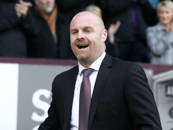 Burnley boss Sean Dyche is all smiles