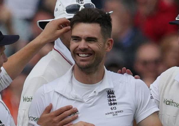 Lancashire and England's James Anderson.
