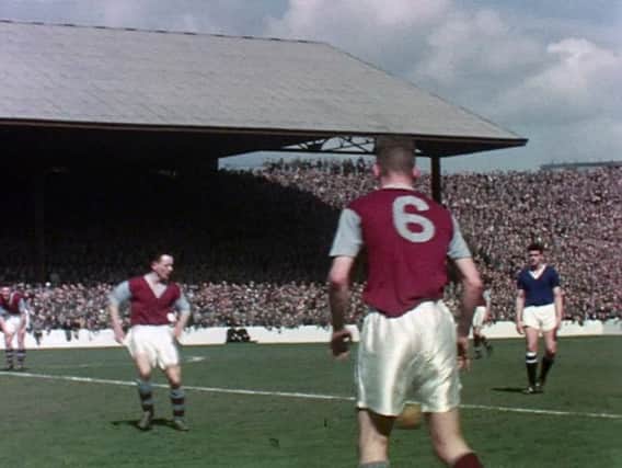 Turf Moor, 1957, as the Clarets take on Manchester United's 'Busby Babes'