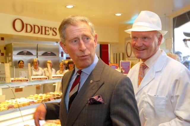 Prince Charles won Bill Oddie over with his charm when he visited the company to celebrate its 100th year in 2005.