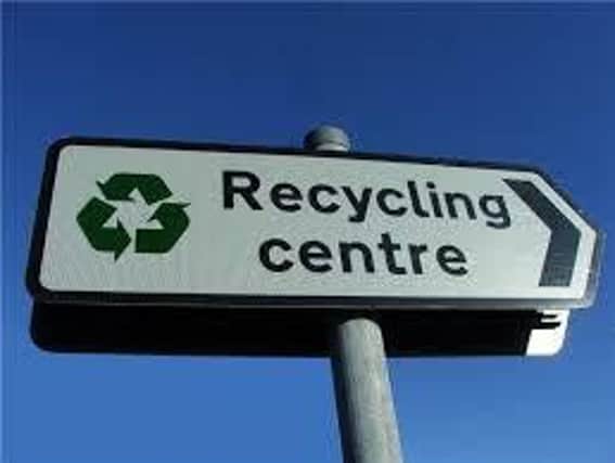 Burnley Recycling Centre had to close for an hour on Sunday