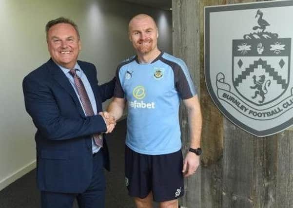 Mike Garlick and Sean Dyche