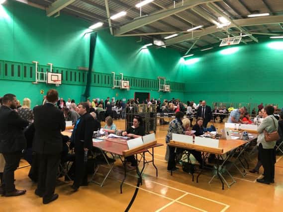 Votes are being counted in the Burnley borough elections