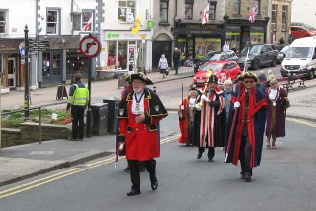 The traditional mayor making procession.
