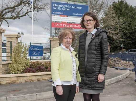 Bridget Hilton, chairman of Ribble Valley Borough Councils health and housing committee (left), and the councils housing strategy officer, Rachael Stott.