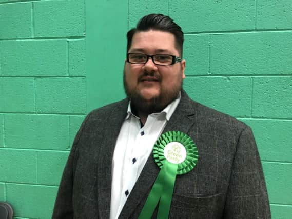 Andy Fewings, Burnley Council's first Green Party councillor