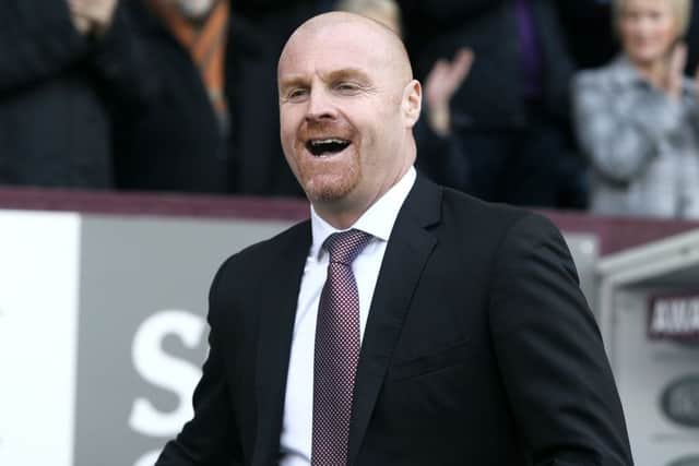 Burnley manager Sean Dyche is all smiles ahead of kick-off

Photographer Rich Linley/CameraSport

The Premier League - Burnley v Leicester City - Saturday 14th April 2018 - Turf Moor - Burnley

World Copyright Â© 2018 CameraSport. All rights reserved. 43 Linden Ave. Countesthorpe. Leicester. England. LE8 5PG - Tel: +44 (0) 116 277 4147 - admin@camerasport.com - www.camerasport.com