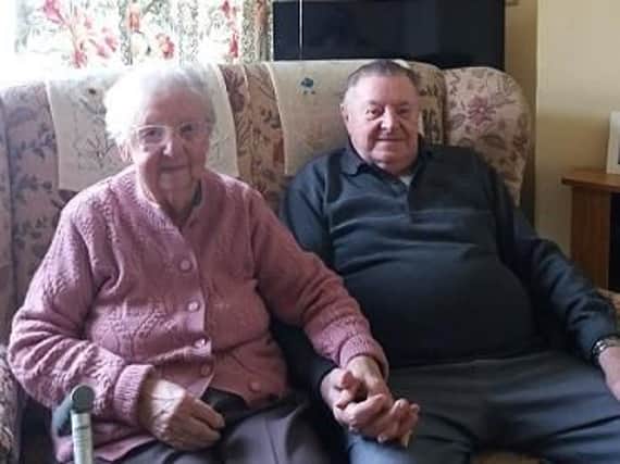 Eleanor and Douglas at home in Padiham