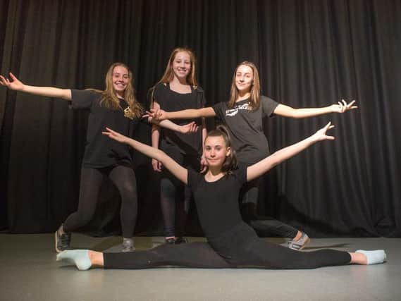 Eve McNulty, Claudia Bentham, Ruby andCiara OReilly all enjoyed success at the Burnley Schools' Dance Festival