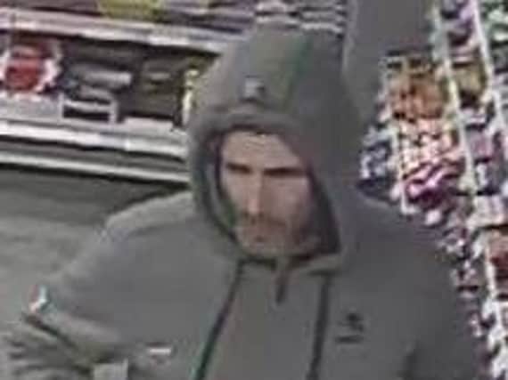 Police want to speak to this man in connection to a stolen bank card