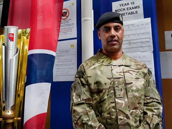 Corporal Husnain Mohammed from RAF Halton.